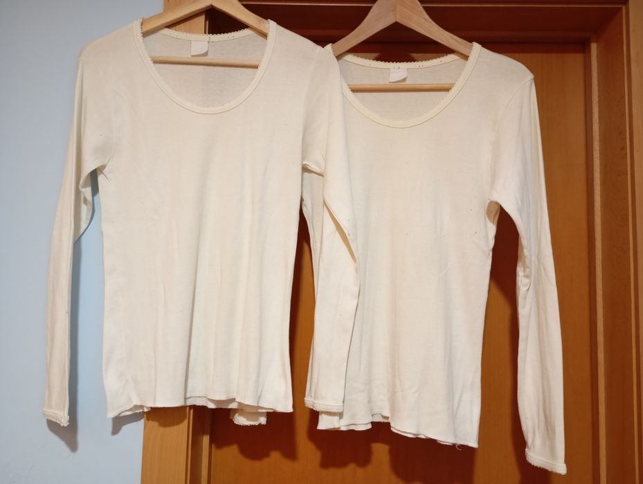 Interiores de manga comprida