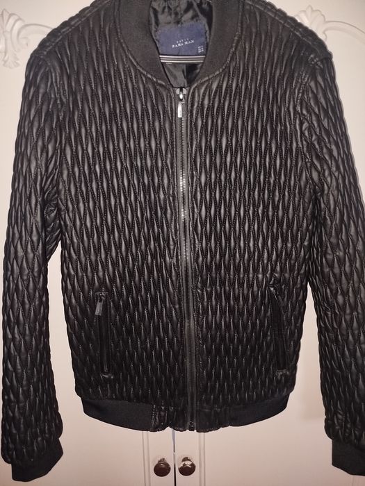 Men's Zara black Jacet (bomber)