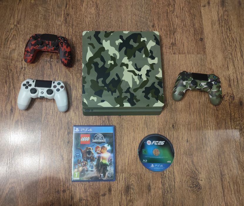 PlayStation 4 Slim Moro 3x Pad FC 26 Lego Jurassic World