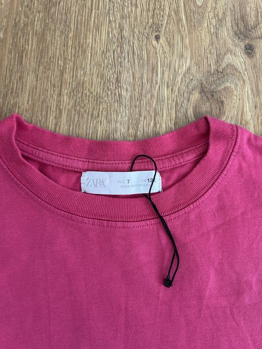 Różowy T-Shirt ZARA Rozmiar 122
