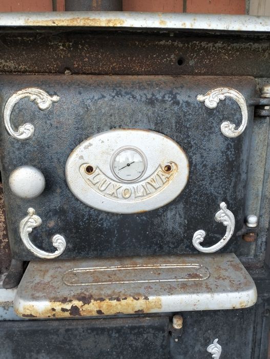 Fogão e forno a lenha em ferro fundido