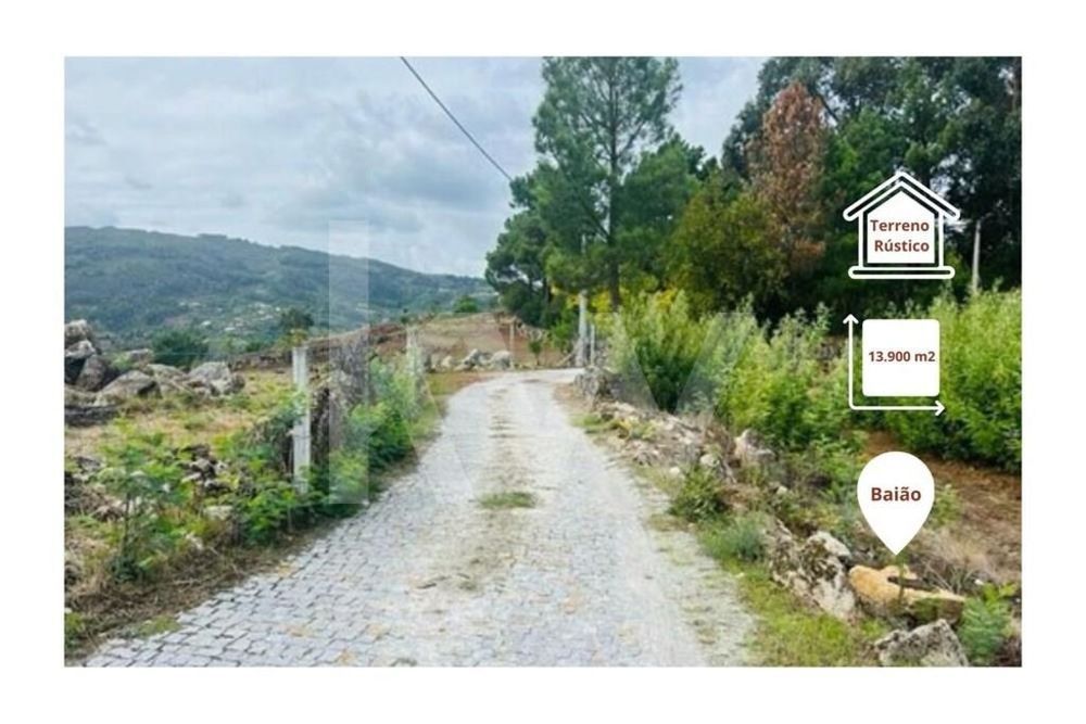 Terreno 510 em Santa Leocádia e Mesquinhata 13.900m2, localizado em Ba — Baião (Santa Leocádia) E Mesquinhata, Porto