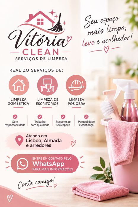 Serviço De Limpeza - Lisboa, Almada e arredores