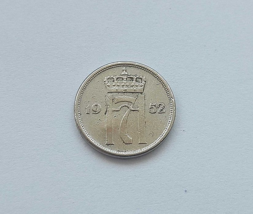 10 ore Norwegia 1952 stara moneta stan bdb