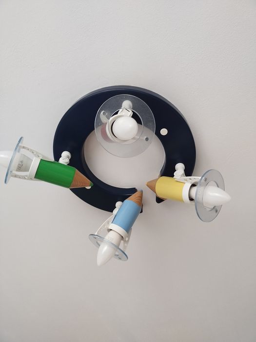 Super lampa sufitowa KREDKI dla dzieci