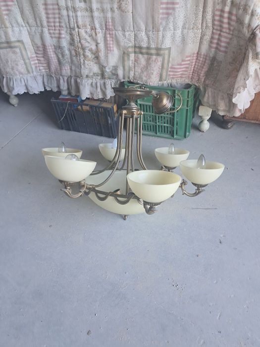 Candeeiro  antigo em latão