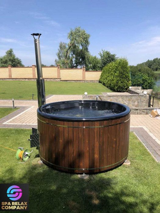 Чан на дрова Офуро Басейни Мобільна лазня Спа купіль