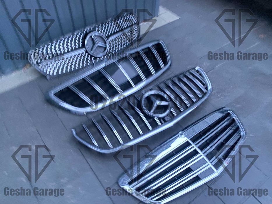Нова решетка решітка mercedes мерседес g ml cl gls gle glc glb gla cls