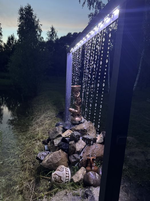 Дом посуточно, чан , баня , джакузи озеро, .лес, відпочинок