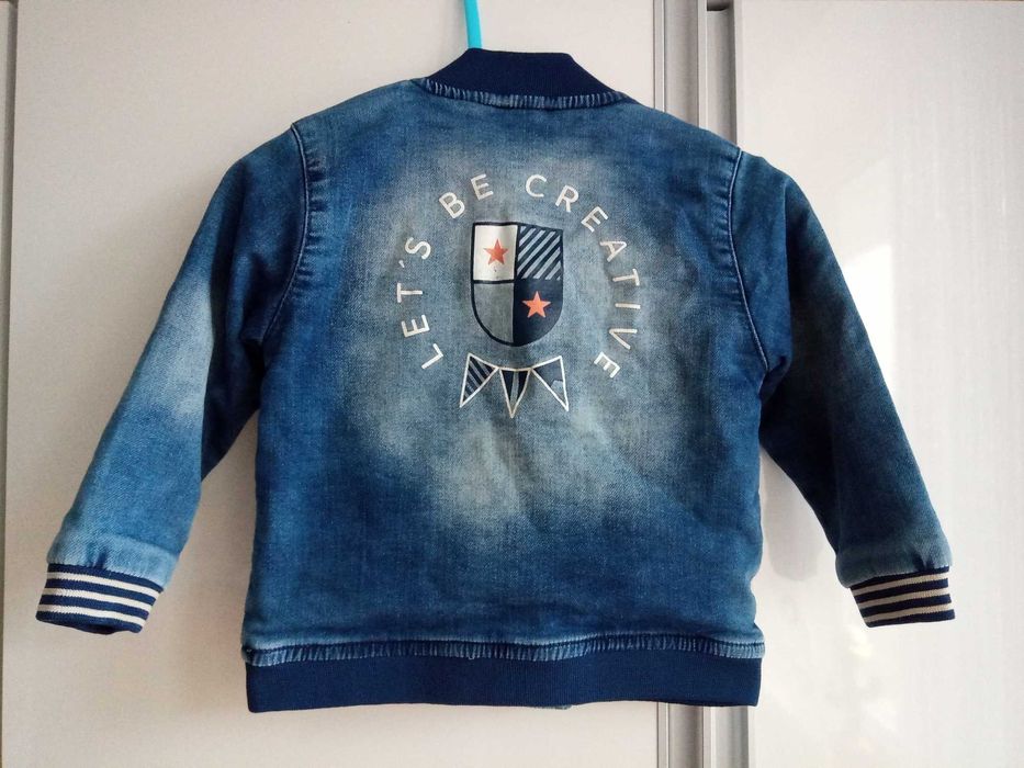 Kurtka Mayoral chłopięca jeansowa soft rozmiar 86