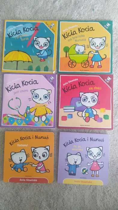 Książki Kicia Kocia 6 szt.