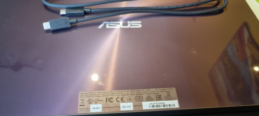 Monitor asus czarny
