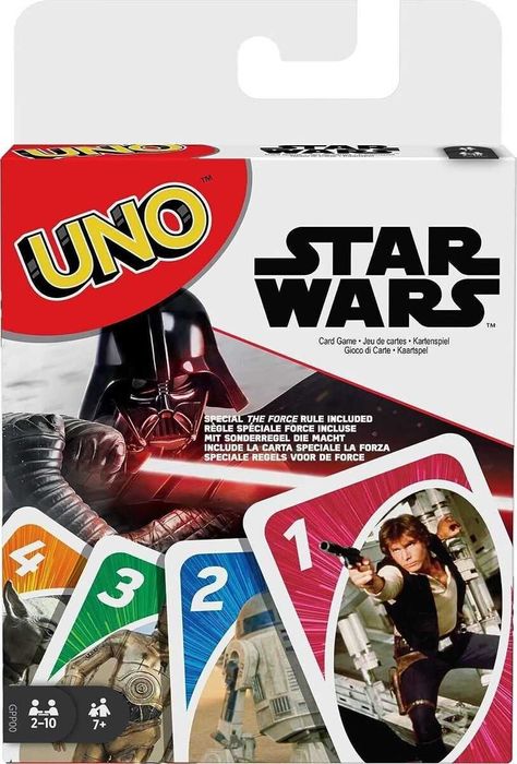 Uno Star Wars mais cartas especiais jogo tabuleiro NOVO Selado