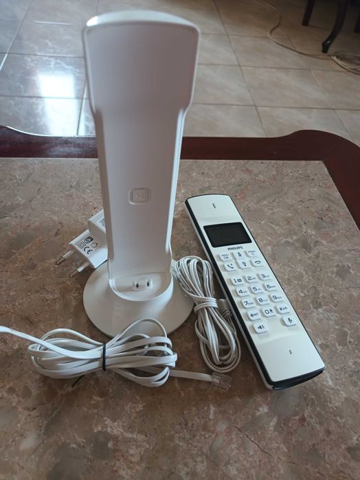 Telefone fixo branco