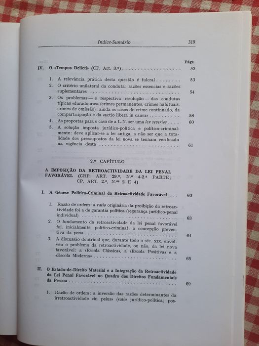 Sucessão de Leis Penais, prof. Doutor Taipa de Carvalho