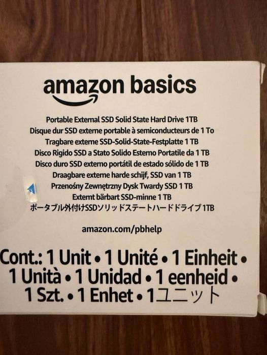 SSD Amazon Basics - 1TB