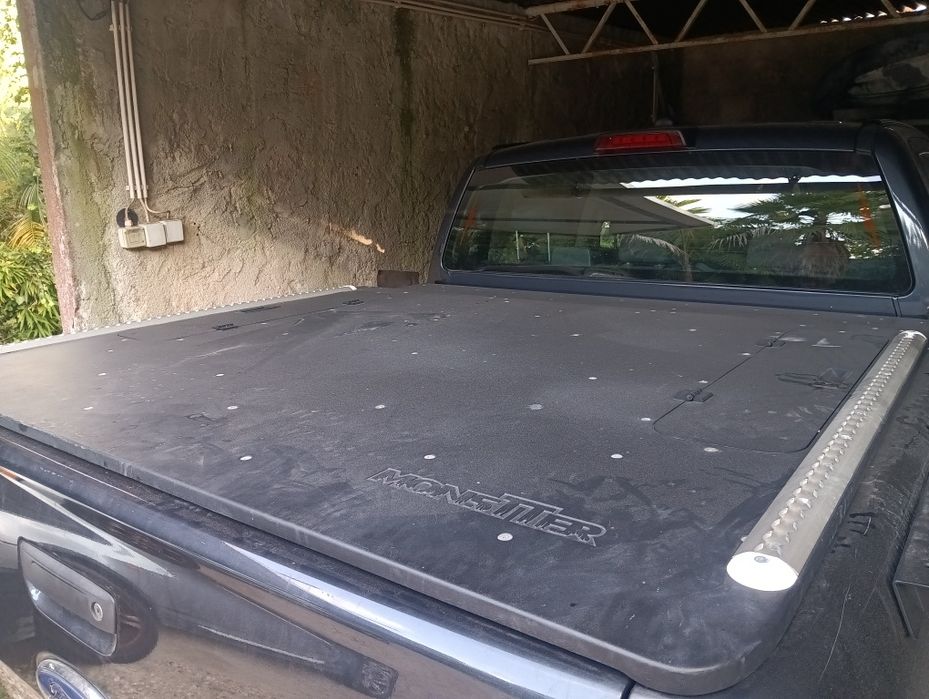 Overland Tampa caixa carga, plataforma deslizante, depósitos agua Ford