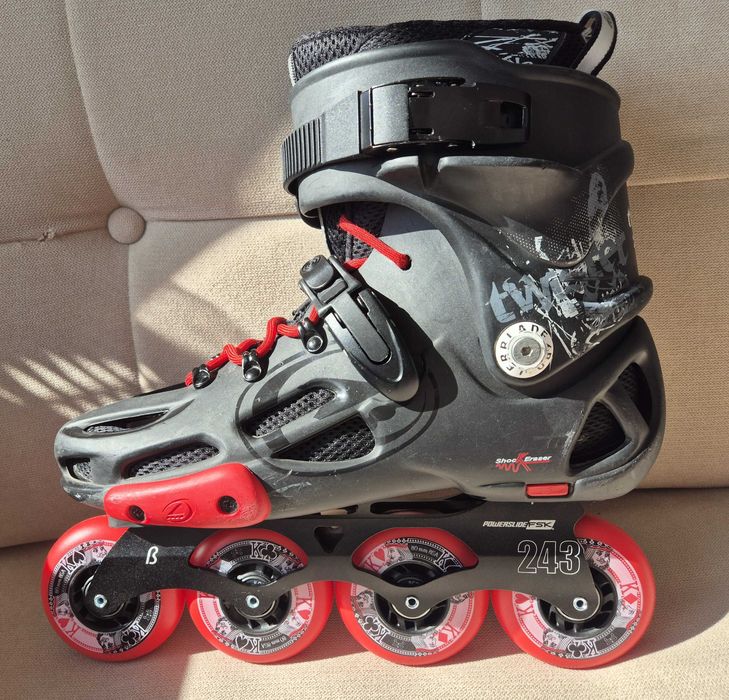 Rollerblade Twister, EU 44.5, 4x80mm (85A), nowe ramy koła i łożyska