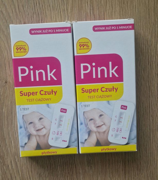 Test ciążowy Pink test super czuły