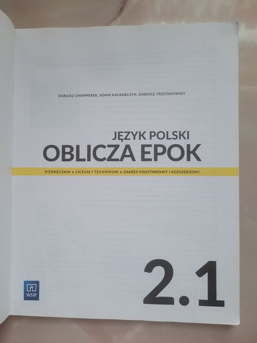 Język polski OBLICZA EPOK 2.1