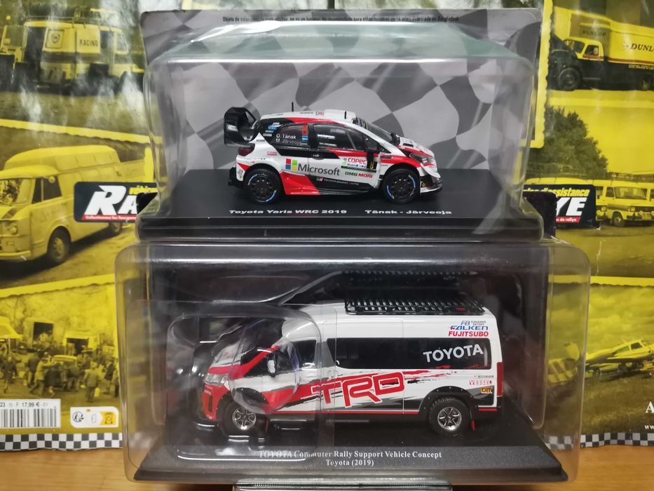 Toyota Commuter  + Toyota Yaris WRC 2019 - Team Rally Support 1:43