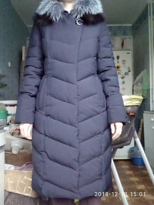 Женская зимняя куртка-пальто HAILUOZI (пуховик) 48-50р-р