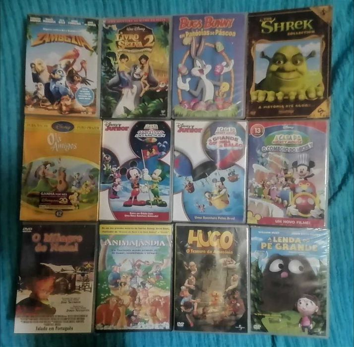 DVDs originais animação