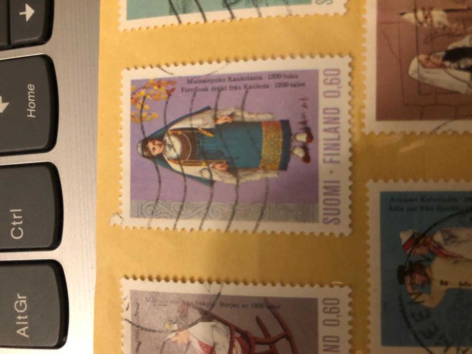 Costumes of Finland, 5 stamps, Stamp of Finland - 1973