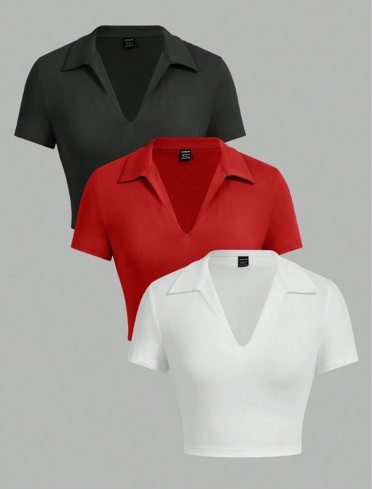 Conjunto 3 t-shirt tipo polo