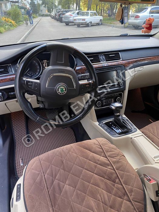 EVA килимки Шкода Октавія А 4 5 6 7 Тур Фабія 1 2 3 СуперБ ЕВА авто коврики в салон