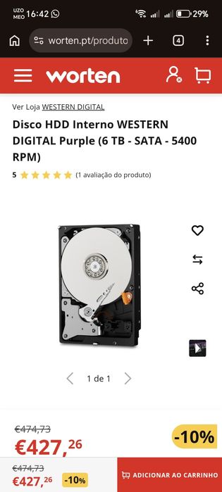 Discos  sata 3.5 6 tb
