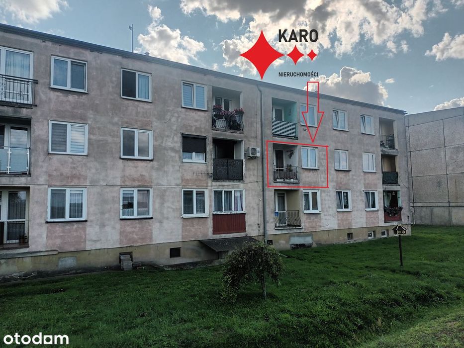 3 -pokojowe mieszkanie w bloku, Zarzyń k. Międzyrzecza