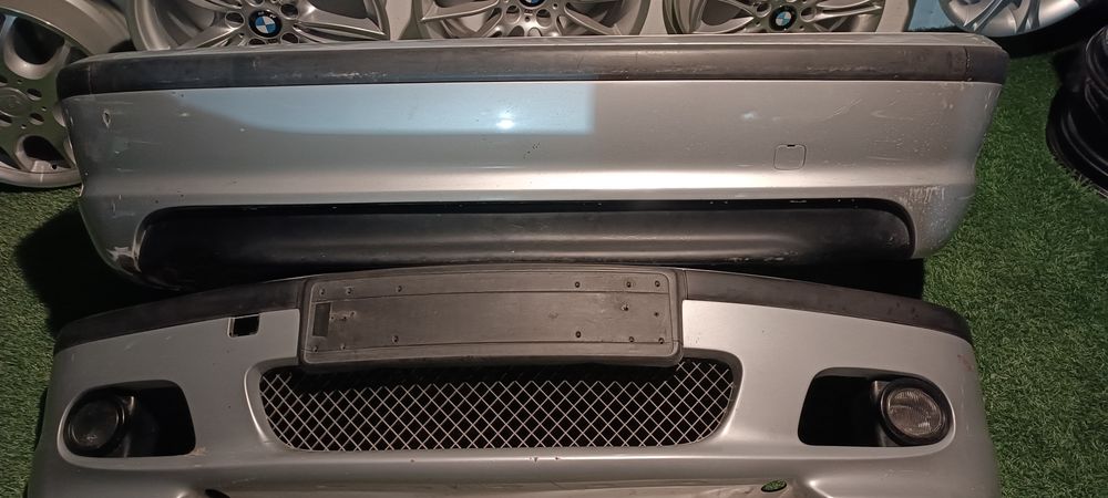 Kit pack m exterior original bmw e46 sedan material usado em bom estad