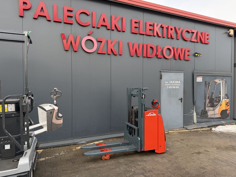 Paleciak elektryczny Linde L 14 2020 r 190 cm 1400 kg wózek Linde