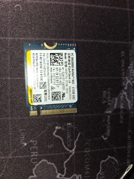 WD Sandisk PC SN5000S 512GB NVME