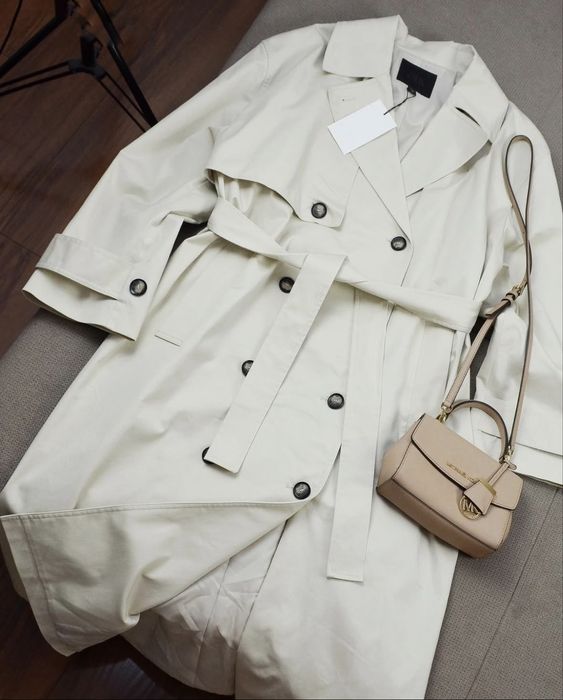 Тренч молочний, ZARA