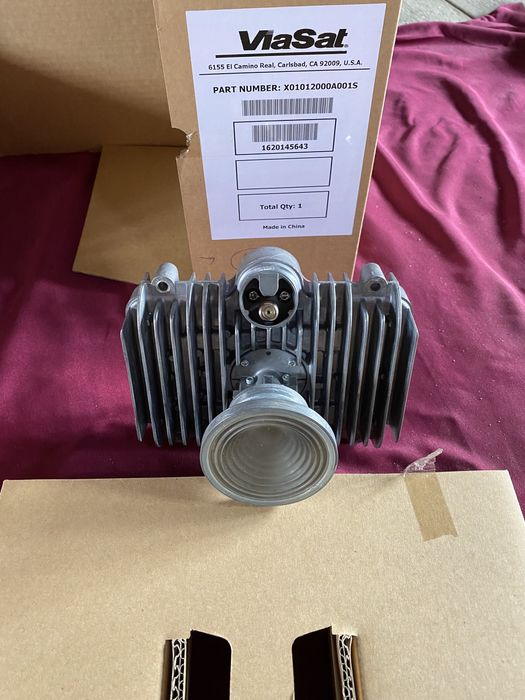 Antena satelitarna z routerem