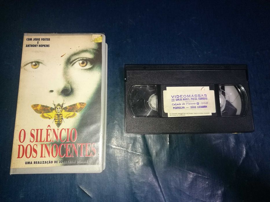 O SILÊNCIO DOS INOCENTES VHS (legendagem em Português)