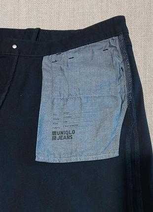 Джинси чоловічі uniqlo темно сині розмір l