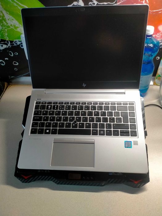 Podstawka Chłodząca pod Laptopa do 17' Gamingowa-Duża-LED-HUB-2xUSB