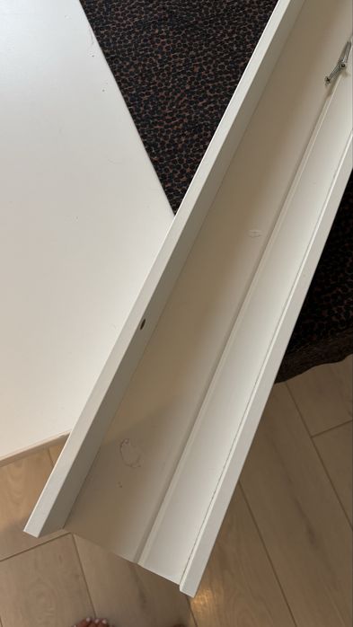 ikea polka biala 115cm mosslanda biala na zdjecia