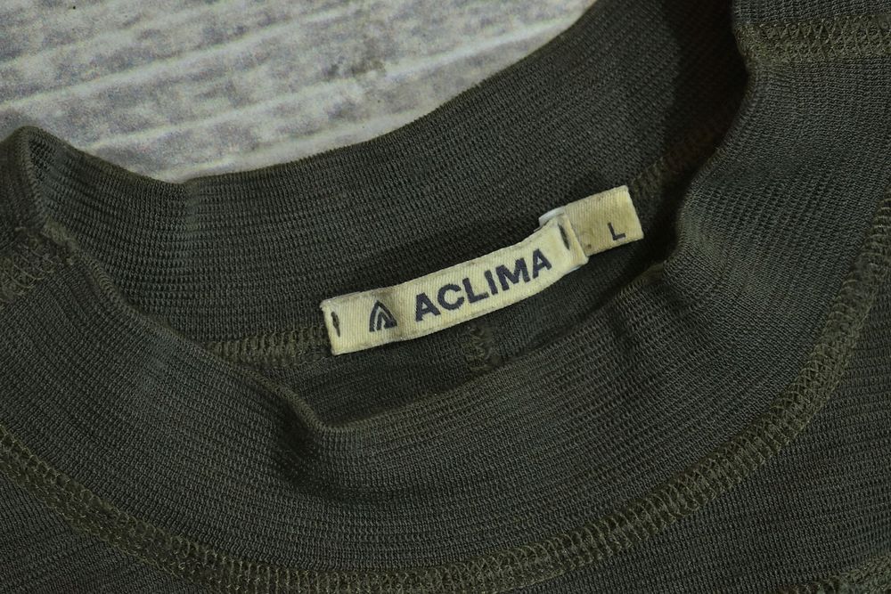 Aclima Woolnet Crewneck Siatowa Koszulka Męska Merino Wool L