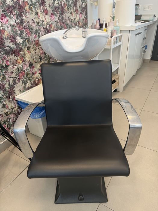 Myjka fryzjerska oraz fotele