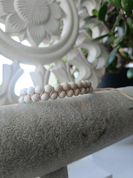 Bransoletka z naturalnych kamieni w stylu bocho