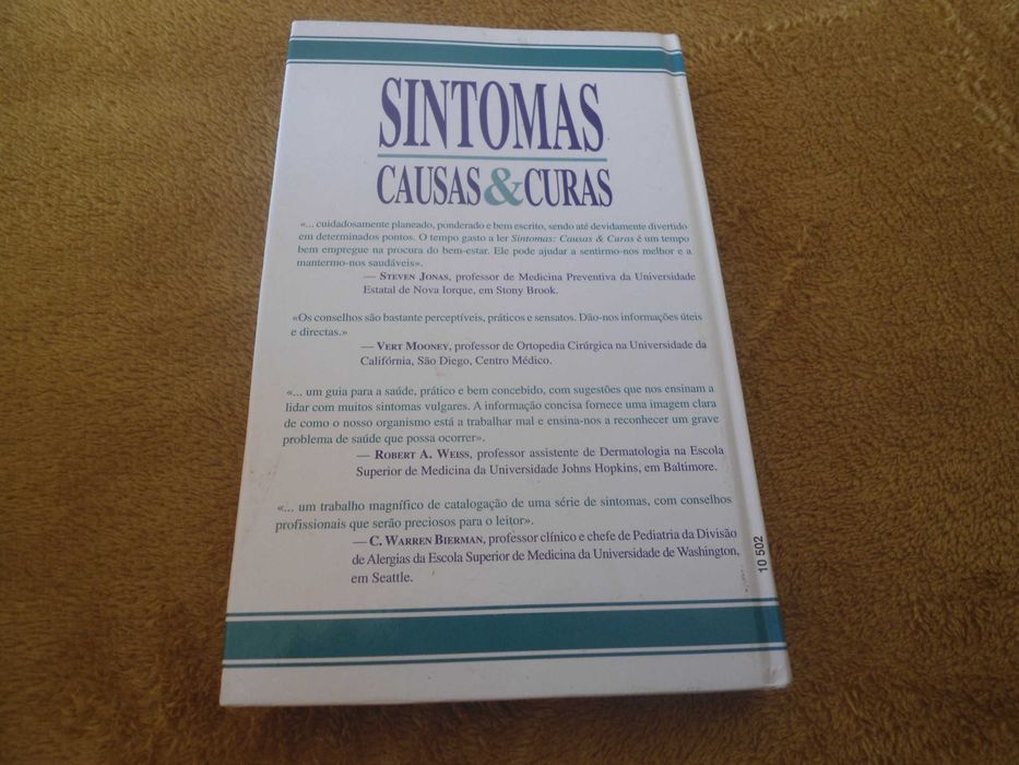 Sintomas Causas & Curas-Como compreender e tratar + de 100 problemas