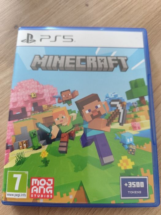 Gra na PS5 Minecraft.