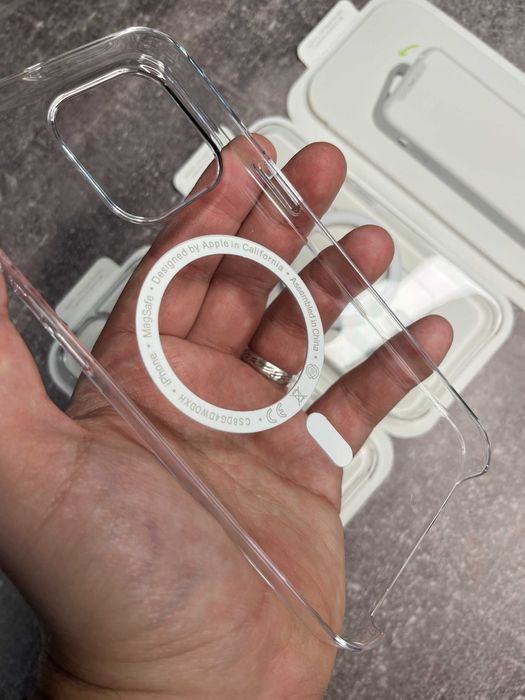 Чохол Clear Case MagSafe + Animation для iPhone 15 15 Pro Max Айфон