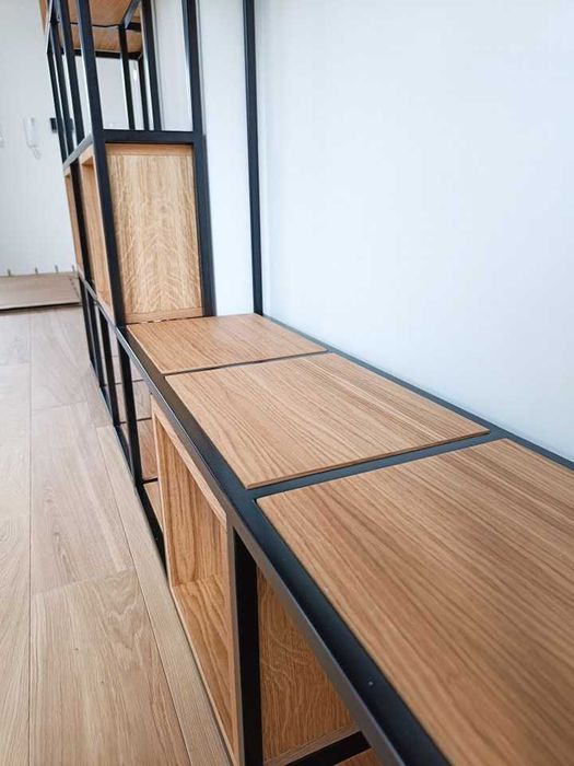 Regał loft, na wymiar.