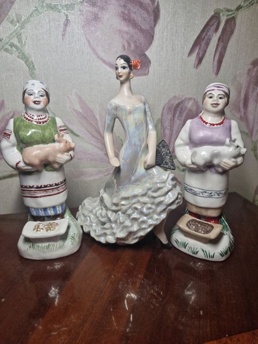 Фарфоровые статуэтки СССР. Раритет. Фигурки. Статуетки. Порцеляна