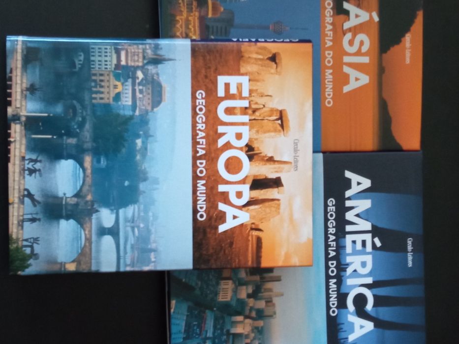 4 Volumes Geografia do Mundo do Círculo de Leitores
